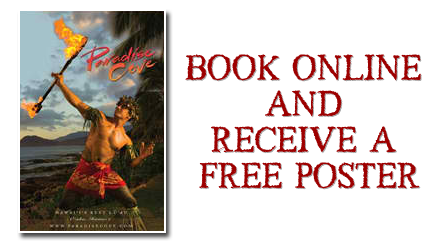 Book Online and get a FREE Poster
